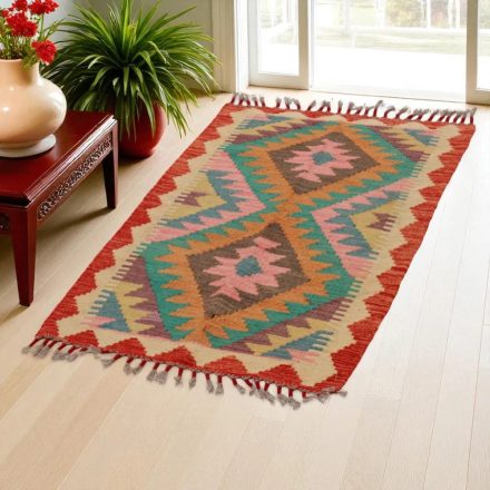Koberec Kilim Chobi 94x63 ručne tkaný afganský kilim