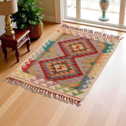 Koberec Kilim Chobi 92x59 ručne tkaný afganský kilim