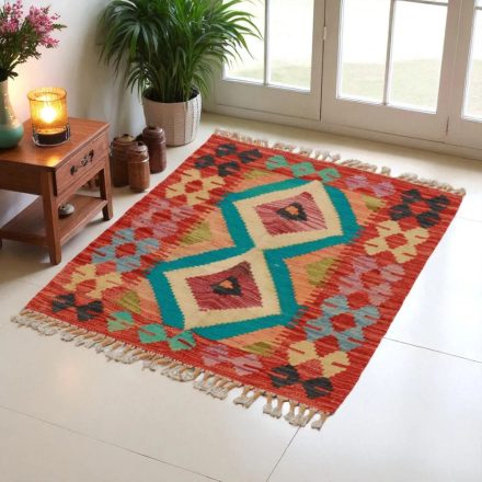Koberec Kilim Chobi 88x64 ručne tkaný afganský kilim