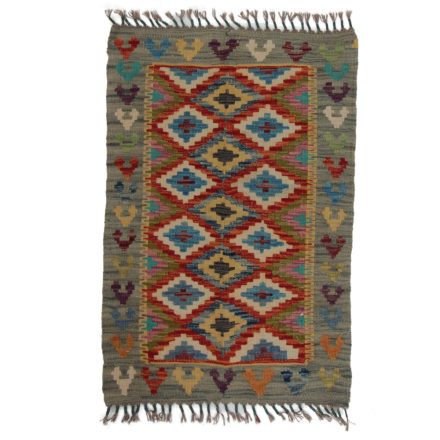Koberec Kilim Chobi 90x61 ručne tkaný afganský kilim