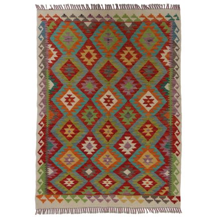 Koberec Kilim Chobi 196x144 ručne tkaný afganský kilim