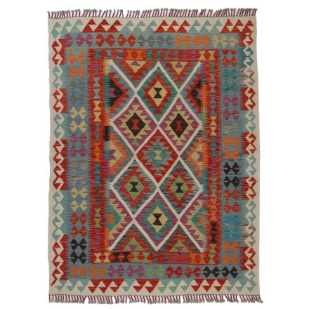 Koberec Kilim Chobi 193x147 ručne tkaný afganský kilim