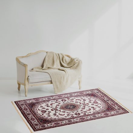 Klasický koberec béžová 80x150 polyesterový koberec