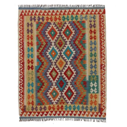 Koberec Kilim Chobi 194x158 ručne tkaný afganský kilim