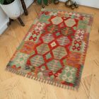 Maimana Kilim koberec 99x150 ručne tkaný afganský Kilim