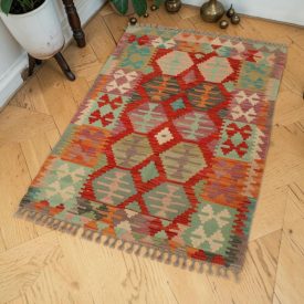 Maimana Kilim koberec 99x150 ručne tkaný afganský Kilim