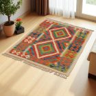 Ručne tkaný Afgan kilim koebrce Chobi 117x83 etnický kilim
