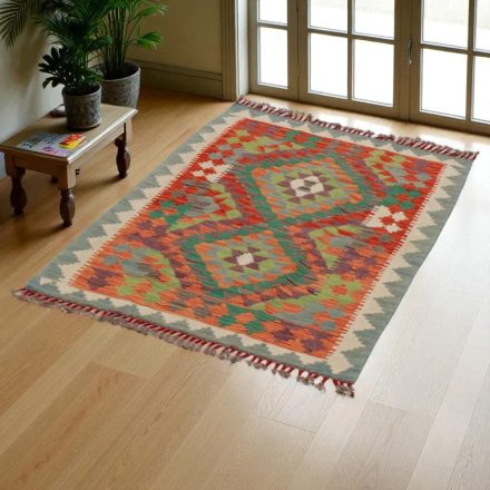 Koberec Kilim Chobi 136x88 ručne tkaný afganský kilim