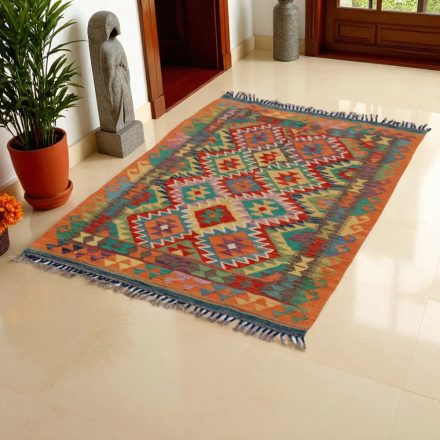 Koberec Kilim Chobi 150x102 ručne tkaný afganský kilim