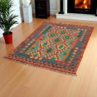 Koberec Kilim Chobi 144x106 ručne tkaný afganský kilim