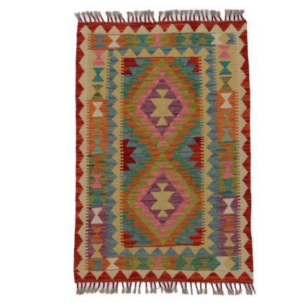 Koberec Kilim Chobi 122x83 ručne tkaný afganský kilim