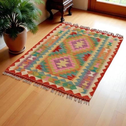 Koberec Kilim Chobi 122x83 ručne tkaný afganský kilim