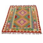 Koberec Kilim Chobi 122x83 ručne tkaný afganský kilim