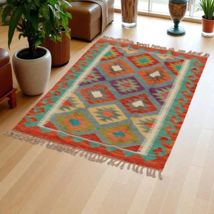 Koberec Kilim Chobi 123x79 ručne tkaný afganský kilim