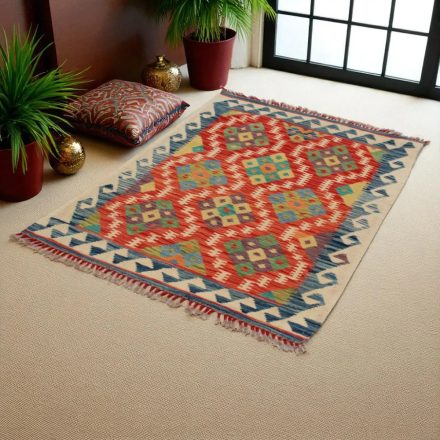 Afganský Kelimový koberec Chobi 155x102 plochý tkaný koberec Kilim