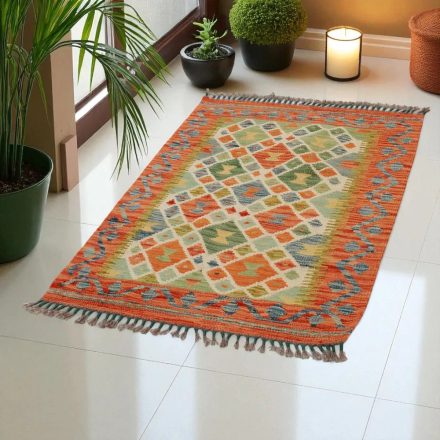 Kilim koberec Chobi 121x83 ručne tkaný vlnený kilim