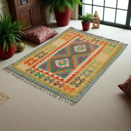 Koberec Kilim Chobi 90x128 Ručne tkaný afganský kilim