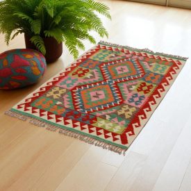 Koberec Kilim Chobi 100x151 Ručne tkaný afganský kilim