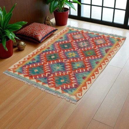 Koberec Kilim Chobi 98x161 Ručne tkaný afganský kilim z vlny