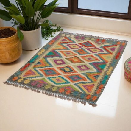 Koberec Kilim Chobi 119x89 ručne tkaný afganský kilim