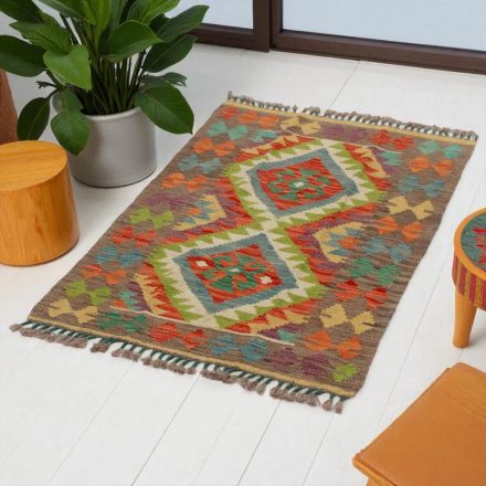 Koberec Kilim Chobi 125x79 ručne tkaný afganský kilim
