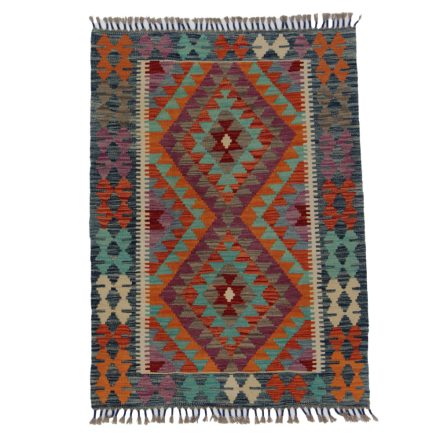 Koberec Kilim Chobi 125x91 ručne tkaný afganský kilim z vlny