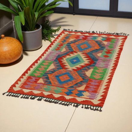 Koberec Kilim Chobi 126x80 ručne tkaný afganský kilim