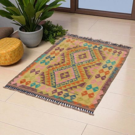 Koberec Kilim Chobi 117x87 ručne tkaný afganský kilim