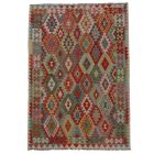 Koberec Kilim Chobi 253x179 ručne tkaný afganský kilim z vlny