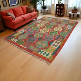 Koberec Kilim Chobi 202x288 ručne tkaný koberec Kilim
