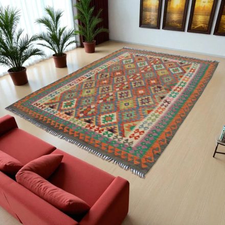 Kusový koberec kilim Chobi 203x294 ručne tkaný koberec Kilim