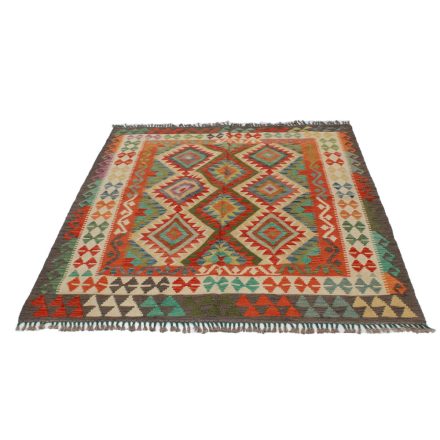 Koberec Kilim Chobi 196x156 ručne tkaný afganský kilim
