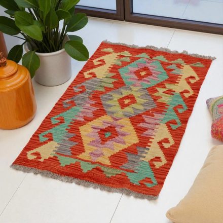 Koberec Kilim Chobi 91x56 ručne tkaný afganský kilim