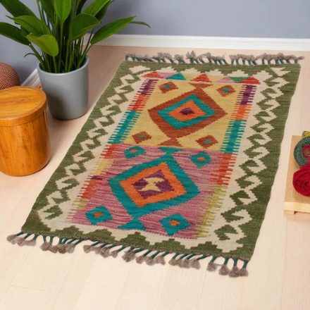 Koberec Kilim Chobi 80x57 ručne tkaný afganský kilim