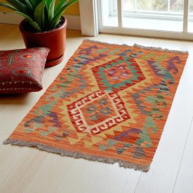 Koberec Kilim Chobi 95x64 ručne tkaný afganský kilim