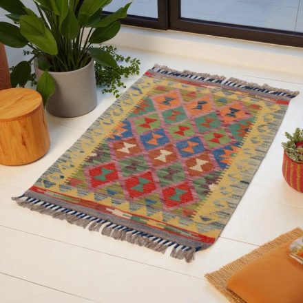 Koberec Kilim Chobi 94x64 ručne tkaný afganský kilim