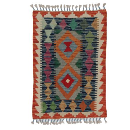 Koberec Kilim Chobi 86x58 ručne tkaný afganský kilim
