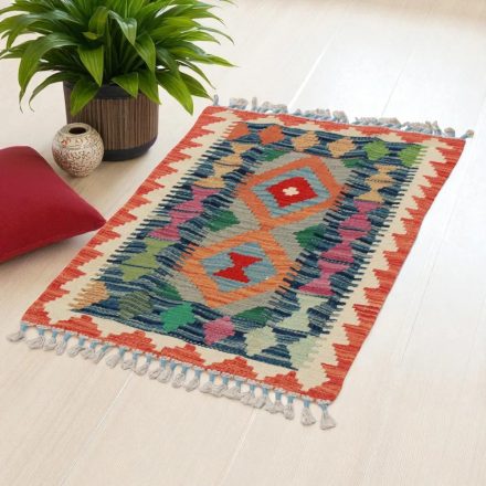 Koberec Kilim Chobi 86x58 ručne tkaný afganský kilim