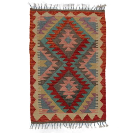 Koberec Kilim Chobi 91x62 ručne tkaný afganský kilim