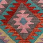 Koberec Kilim Chobi 91x62 ručne tkaný afganský kilim z vlny
