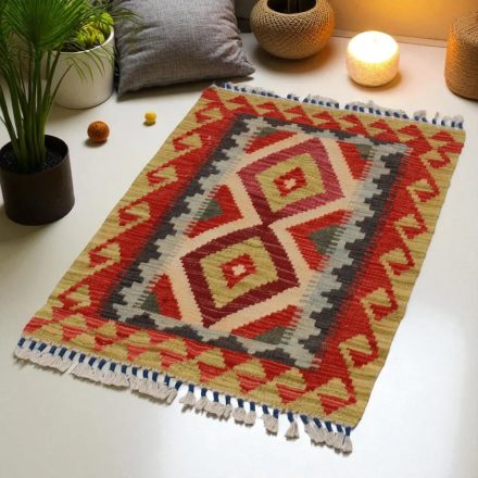 Koberec Kilim Chobi 87x60 ručne tkaný afganský kilim