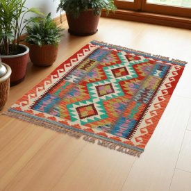 Kilim koberec Chobi 126x88 ručne tkaný kusový koberec