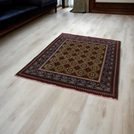 Orientálny koberec Aqcha Bukhara 151x196 ručne viazaný afgánsky koberec
