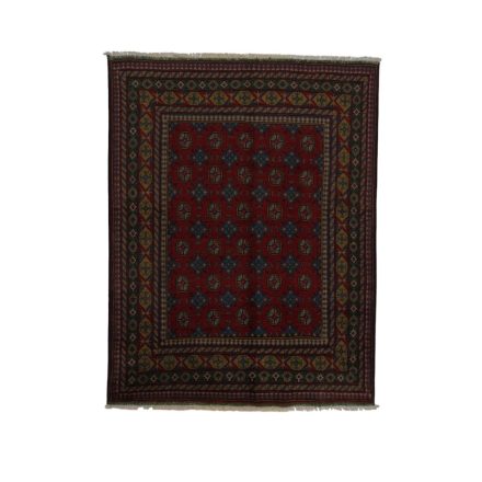 Orientálny koberec Aqcha Bukhara 152x193 ručne viazaný afgánsky koberec