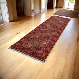   Afganský behúň koberec Khal Mohammadi 93x302 ručne viazaný koberec