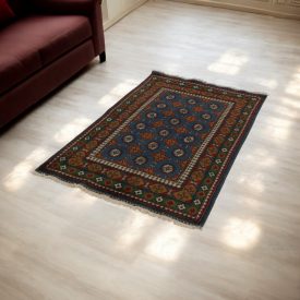   Orientálny koberec Aqcha Bukhara 95x155 ručne viazaný afgánsky koberec