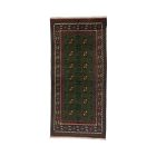 Orientálny behúň Aqcha Bukhara 96x205 ručne viazaný afgánsky koberec