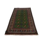 Orientálny behúň Aqcha Bukhara 96x205 ručne viazaný afgánsky koberec