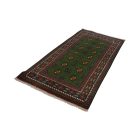 Orientálny behúň Aqcha Bukhara 96x205 ručne viazaný afgánsky koberec