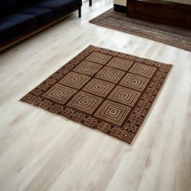   Orientálny koberec Gebbe 112x141 ručne viazaný moderný koberec